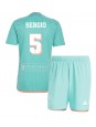 Inter Miami Sergio Busquets #5 Tredjedraktsett Barn 2024-25 Korte ermer (+ bukser)